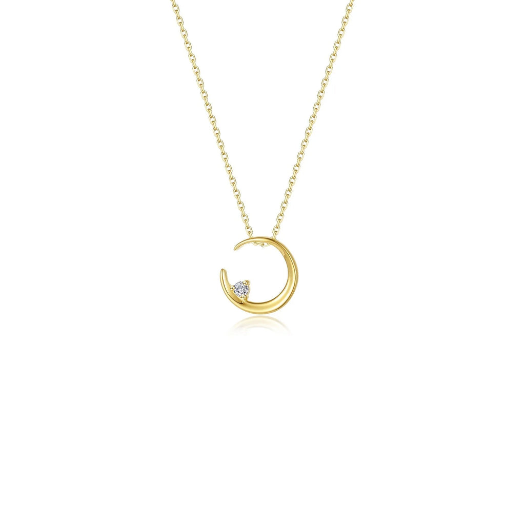 LAFONN- Crescent Moon Necklace