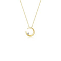 LAFONN- Crescent Moon Necklace