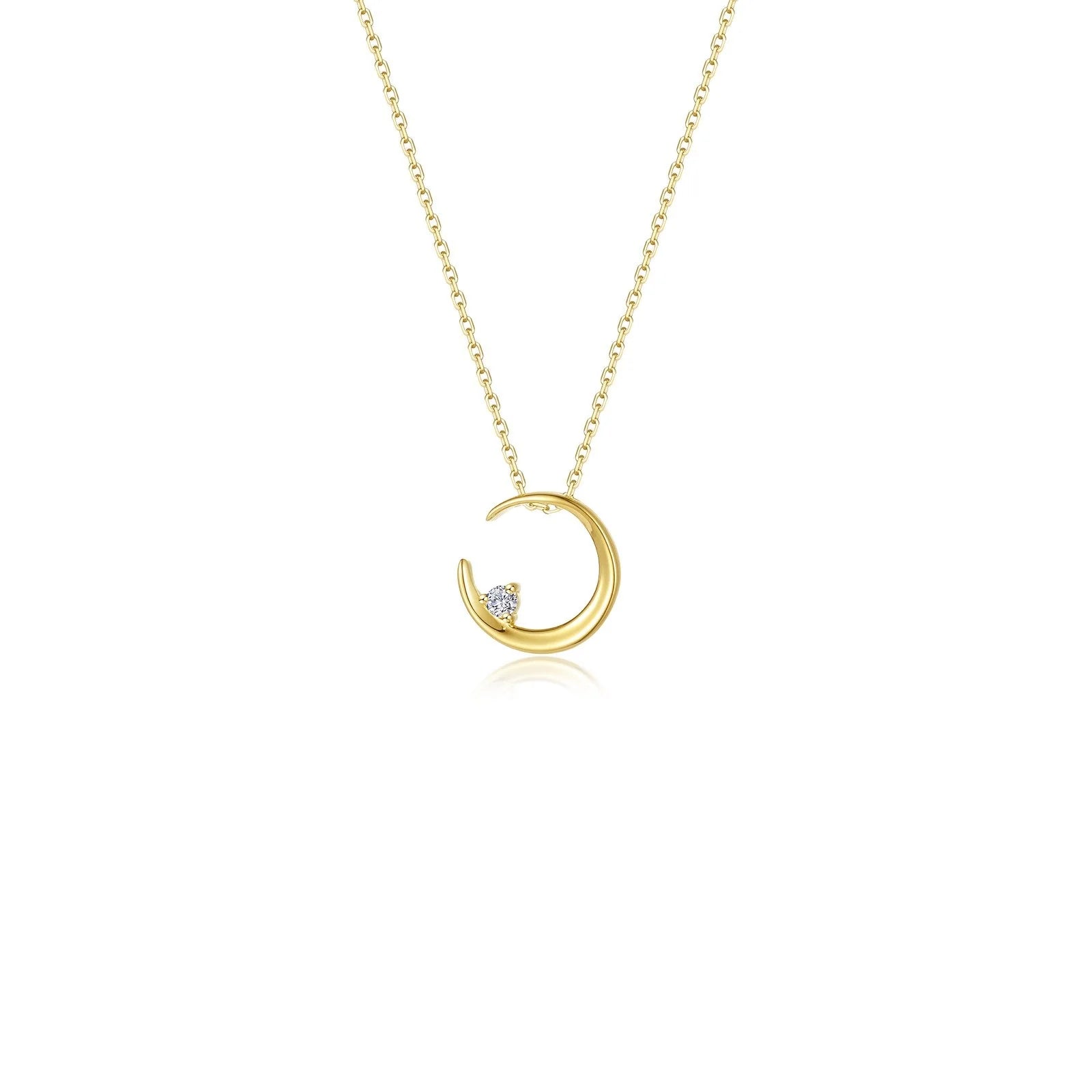 LAFONN- Crescent Moon Necklace