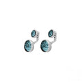 UNO DE 50- Blue Faceted Crystals Earrings