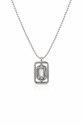 UNO DE 50- Long Silver Necklace