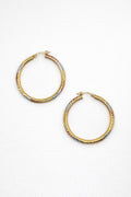 3 Tones Large Hoops