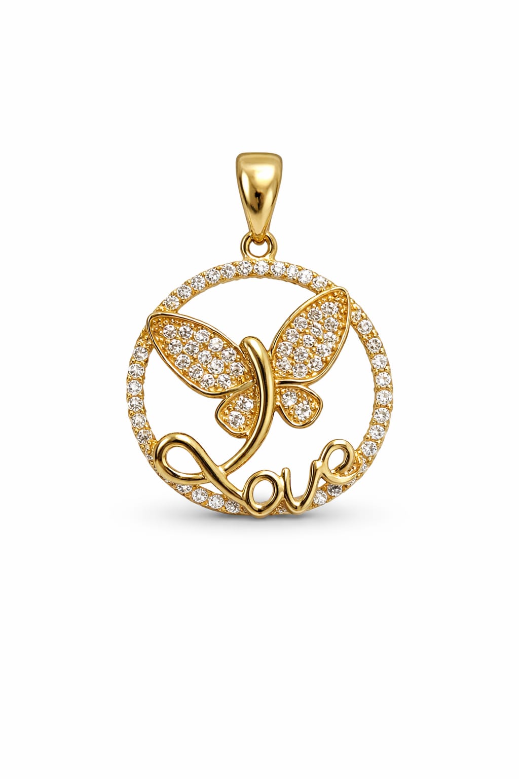 Butterfly & Love Pendant