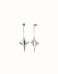 UNO DE 50- Manta ray-shaped drop earrings