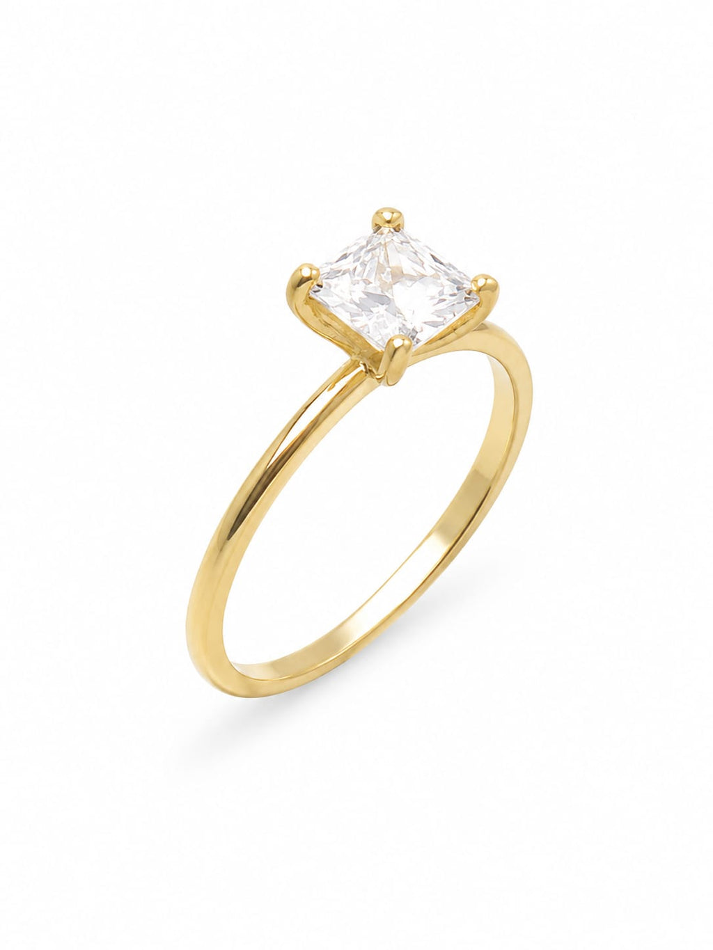 CZ- Square Cut Solitaire