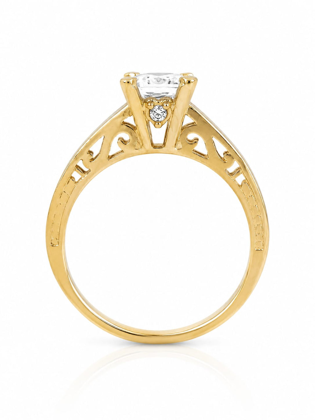 CZ- Square Cut Solitaire