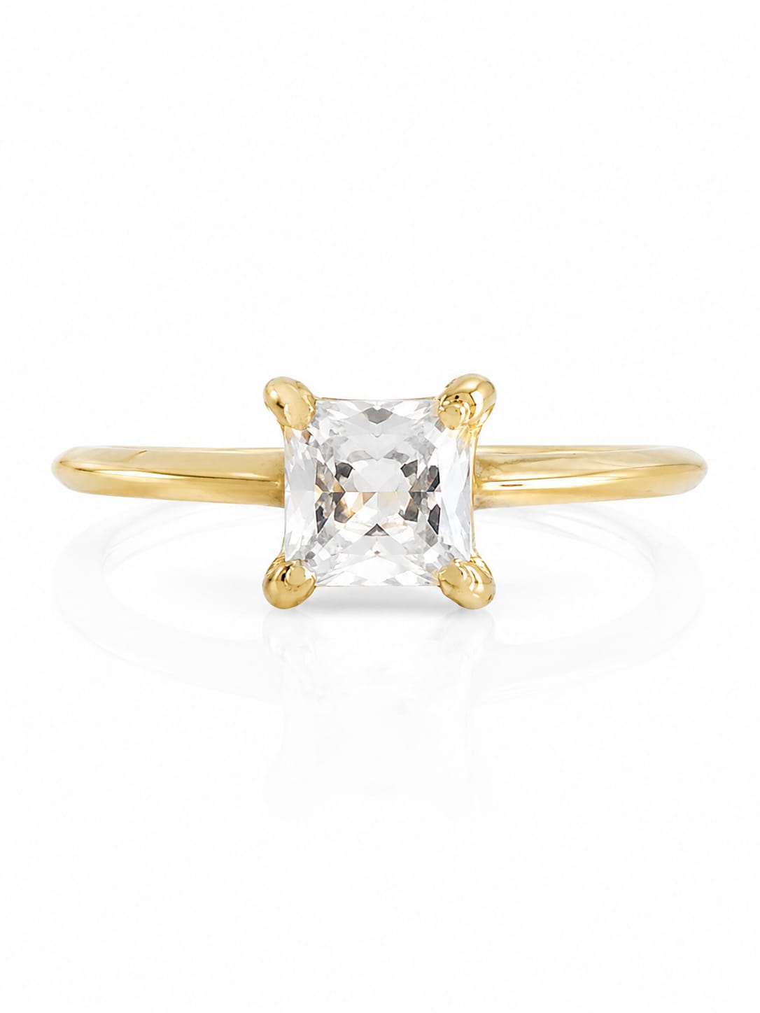 CZ- Square Cut Solitaire