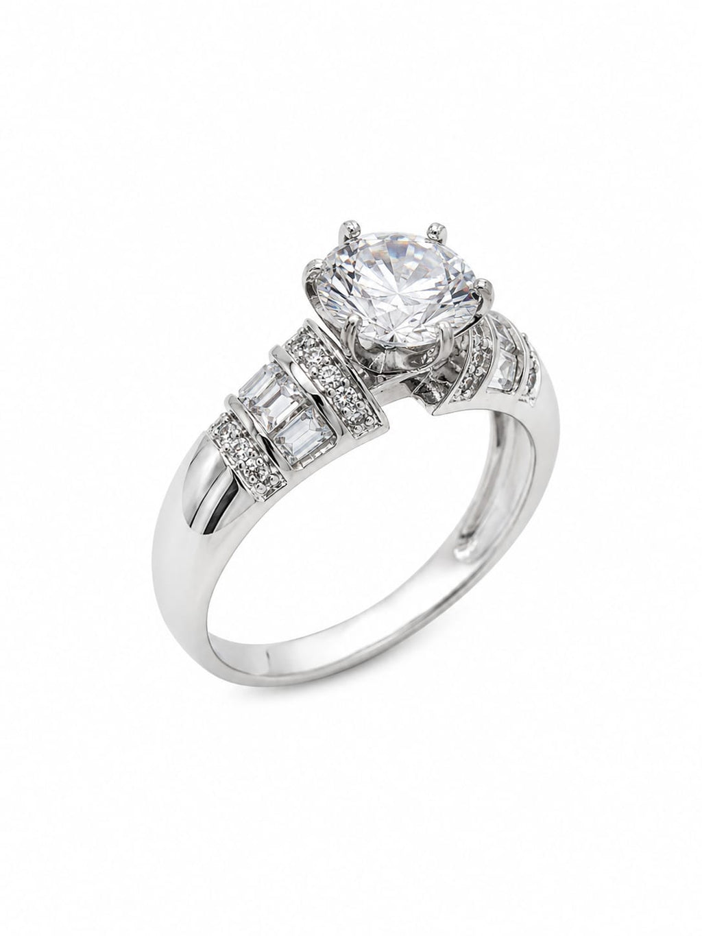 CZ- Round Cut Solitaire