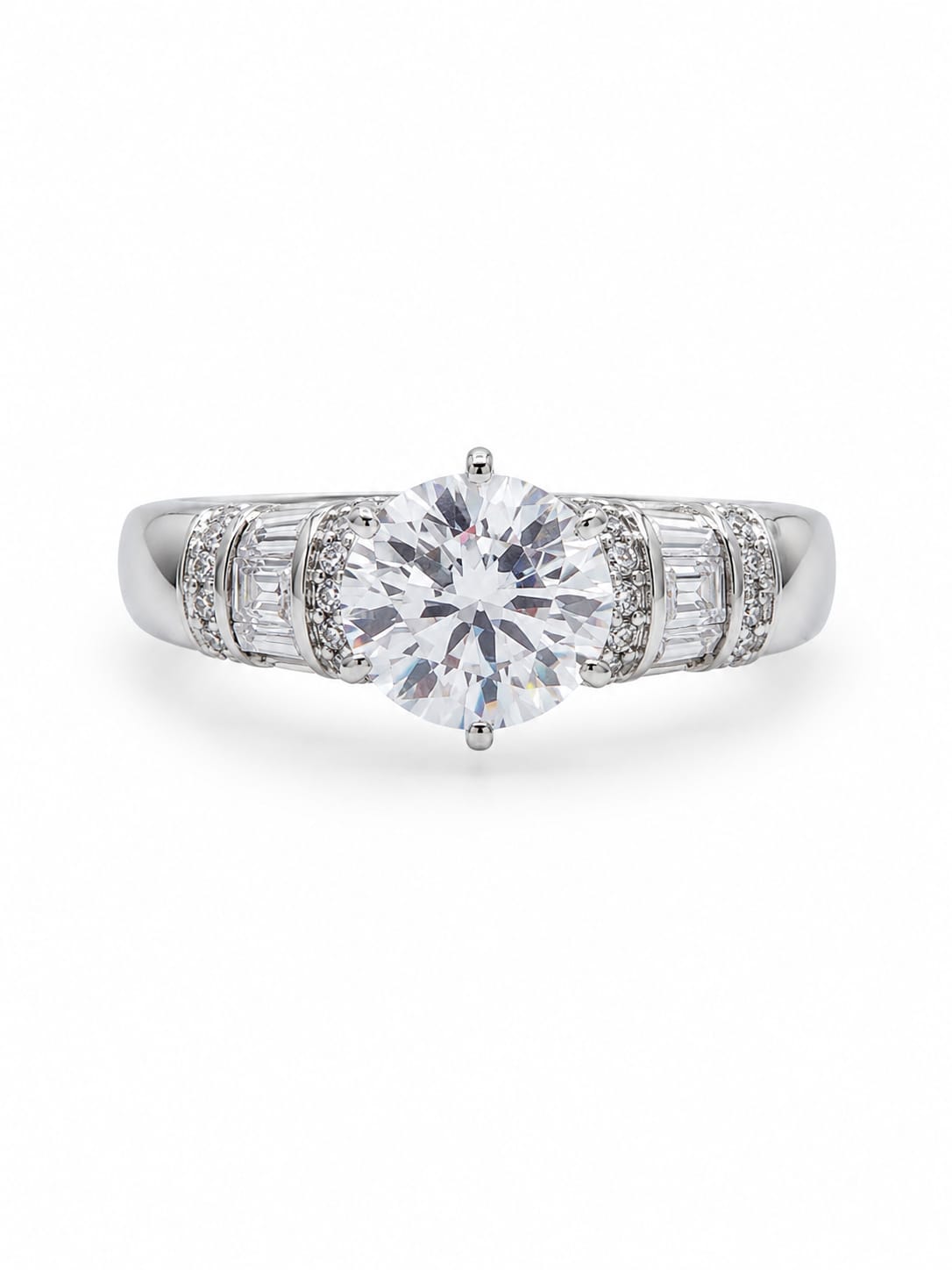 CZ- Round Cut Solitaire