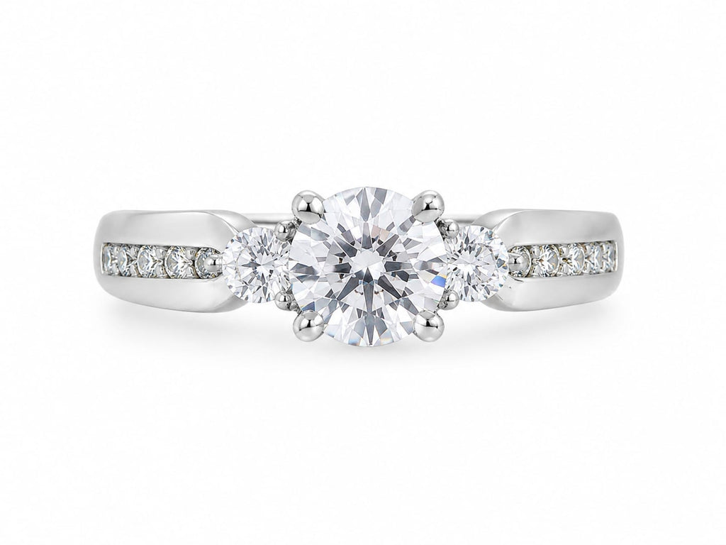 CZ- Round Cut Solitaire