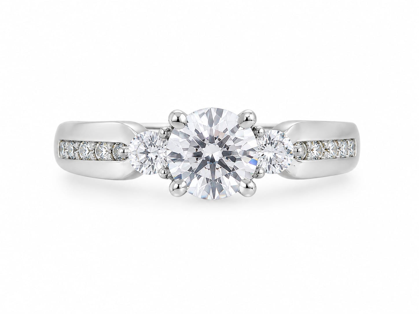CZ- Round Cut Solitaire