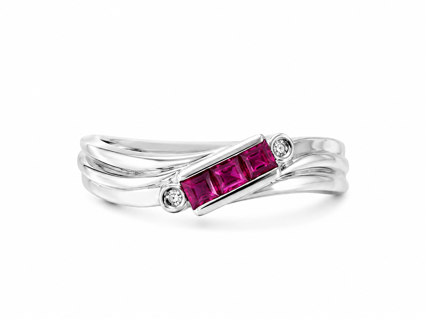 Genuine Set- Ruby & Diamonds