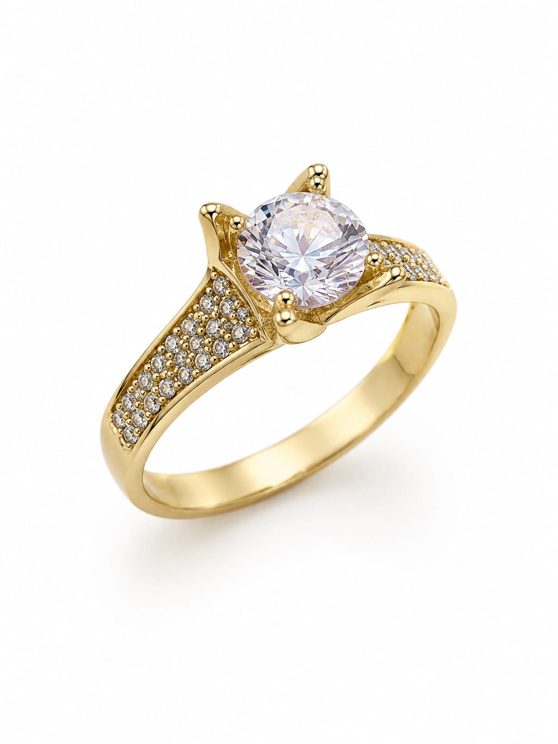 CZ- Round Cut Solitaire