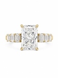 Lab Grown Diamond- Rectangular Cut Solitaire