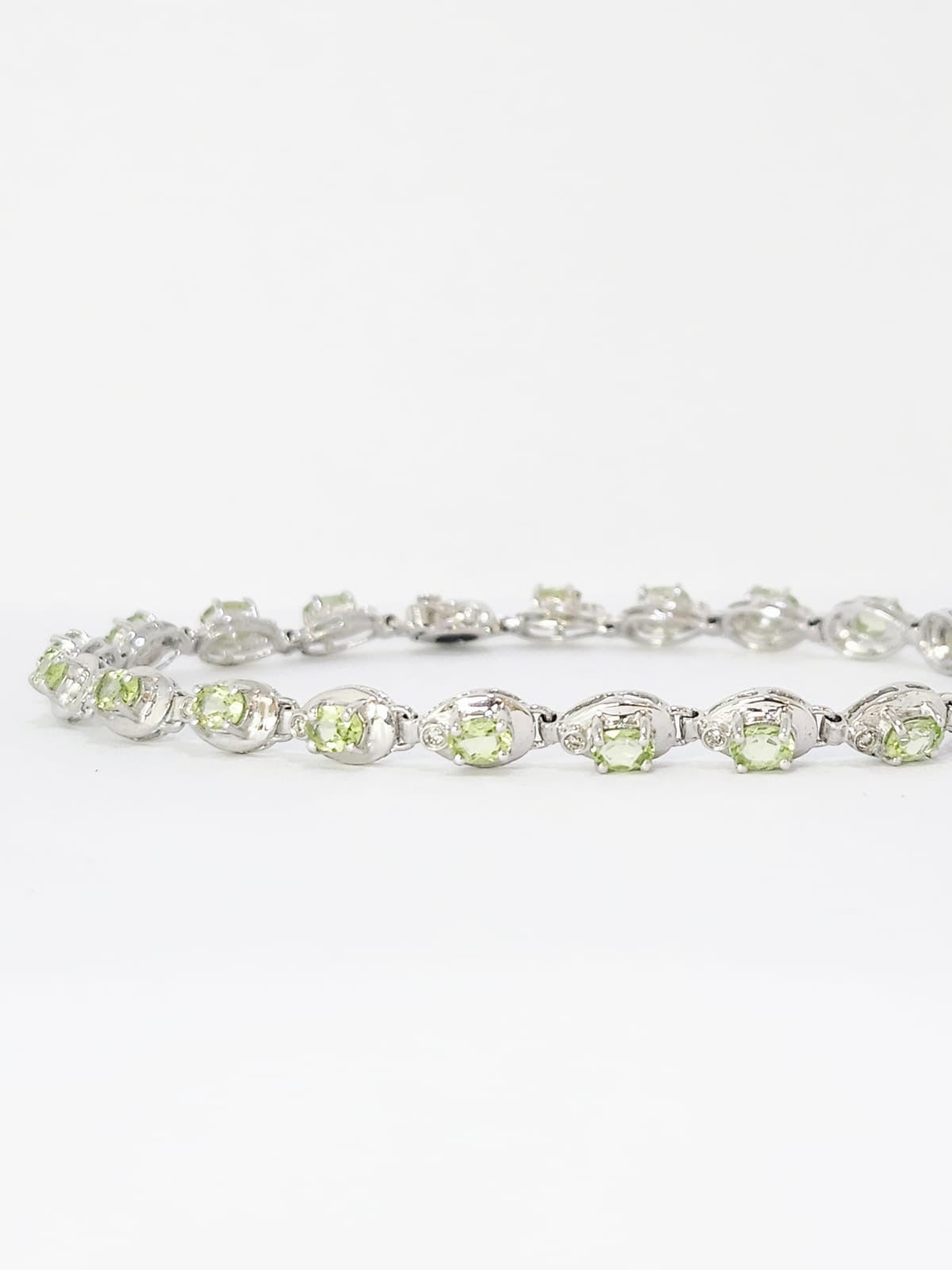 Peridots &amp; Diamonds Bracelet image 0