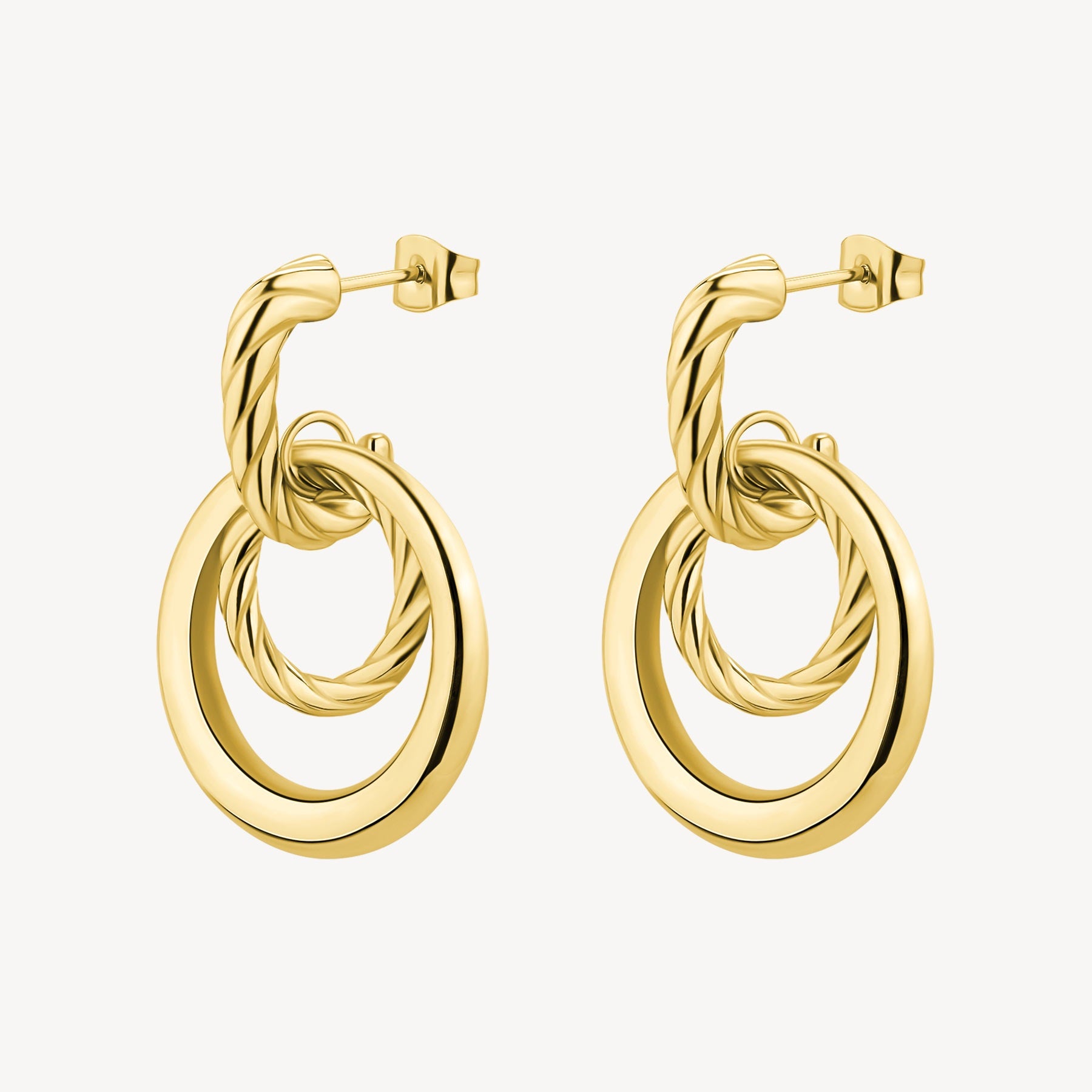BROSWAY- Amy Gold Earrings image 0