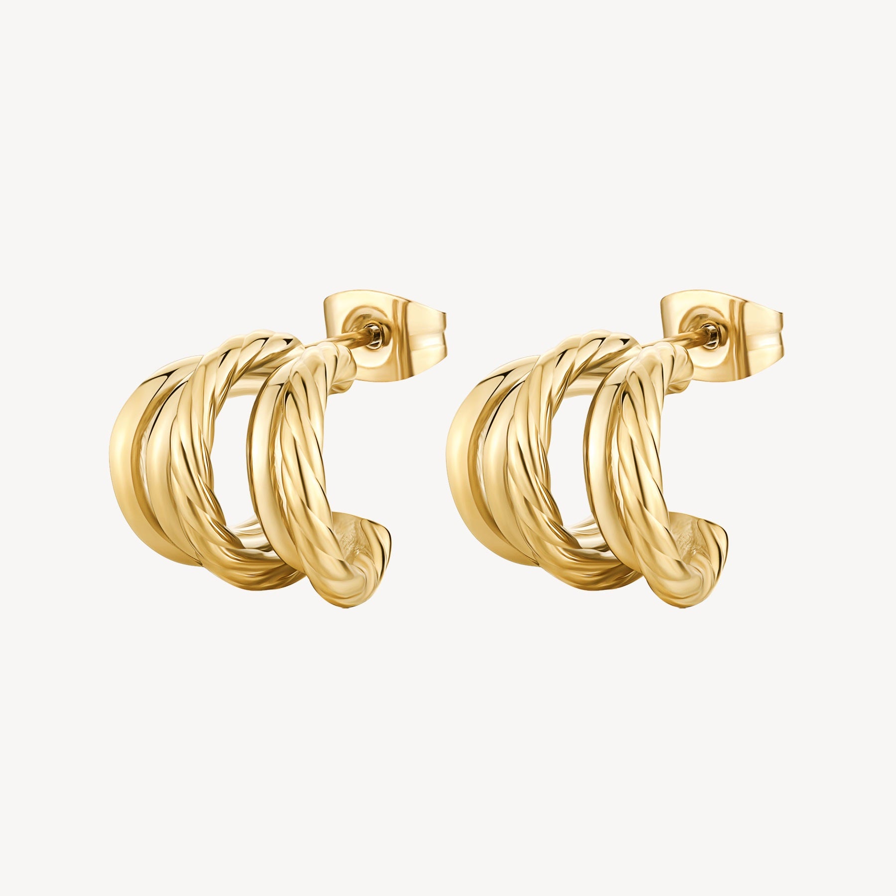 BROSWAY- Amy Gold Earrings image 0