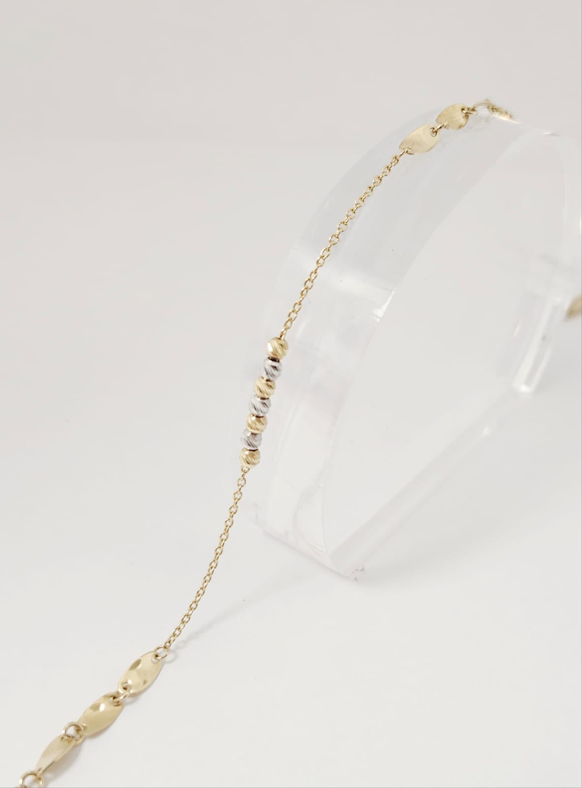 Two Tones Ankle Bracelet image 0