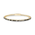 ARZ STEEL- Black Stone Tennis Bracelet image 0