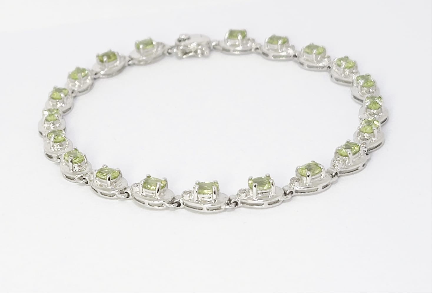 Peridots &amp; Diamonds Bracelet image 1