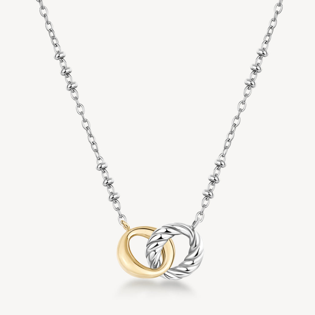 BROSWAY- Two Tones Amy Necklace image 0