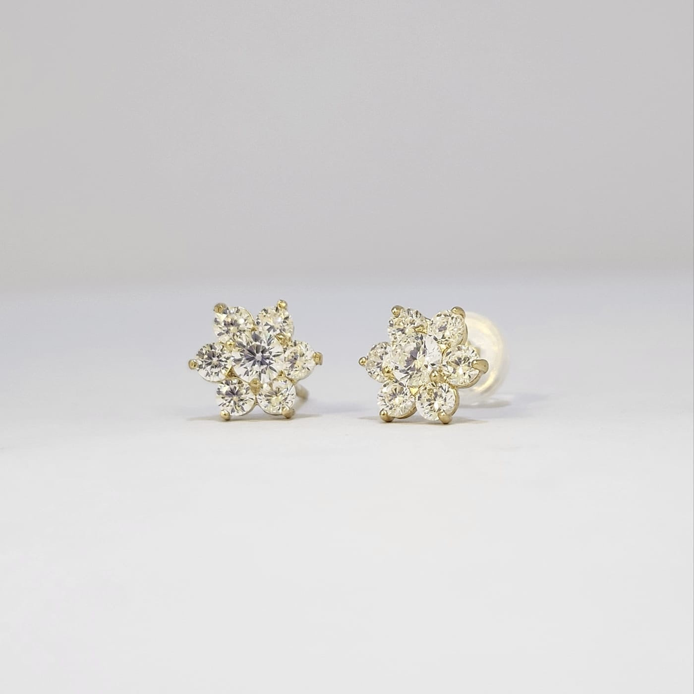 Large Flower Earrings image 0