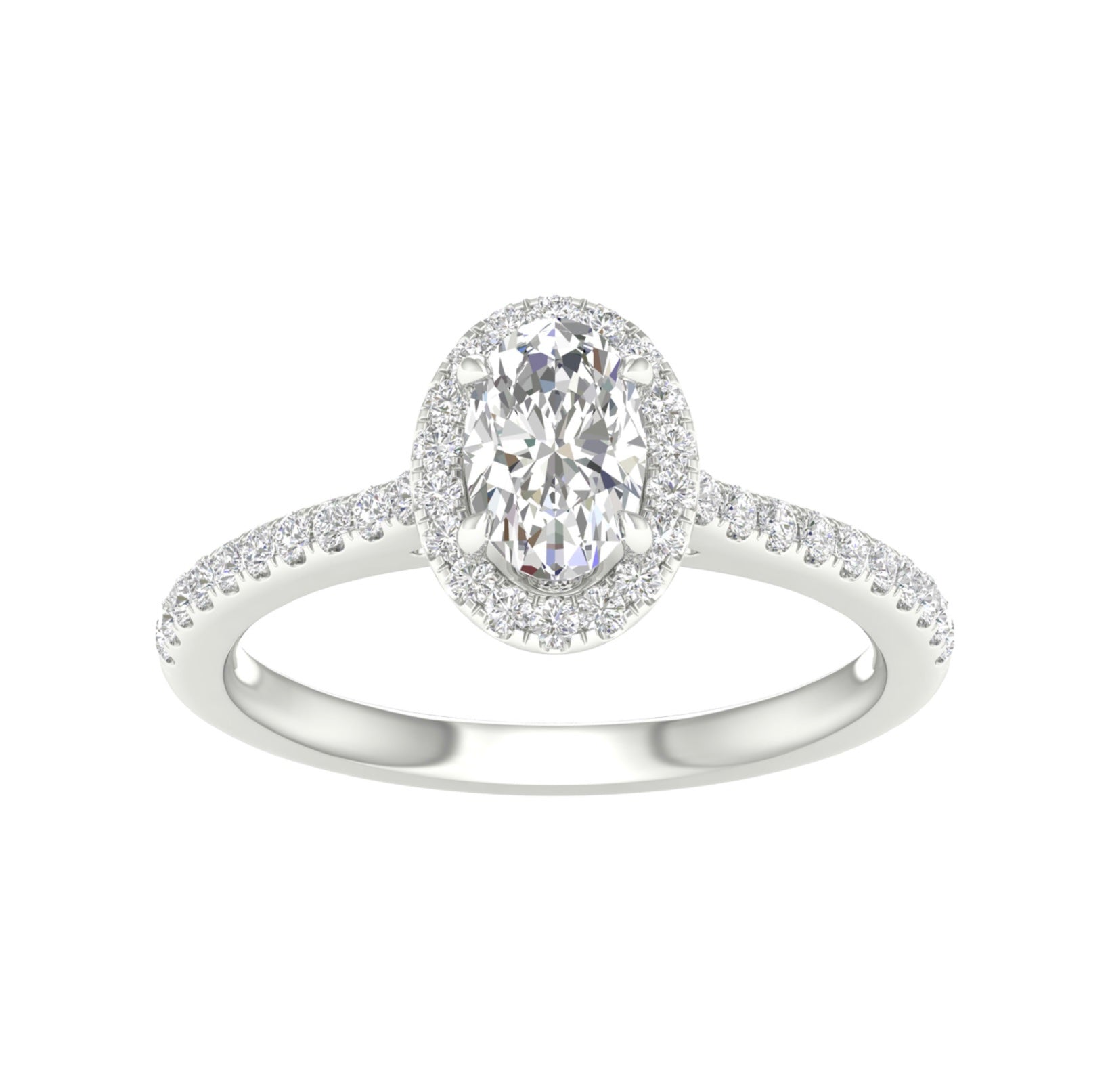 Lab Grown Diamond- Oval Cut Solitaire image 0