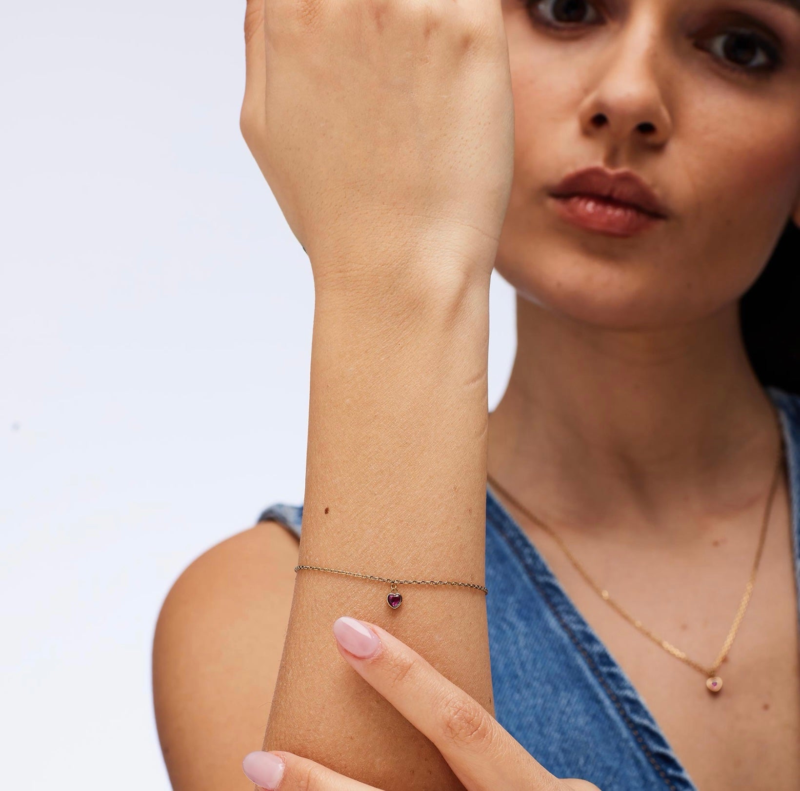 BROSWAY- Necklace And Bracelet Set Chakra LOVE image 1